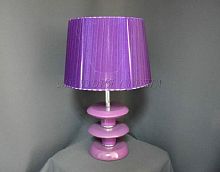 Светильник настольный Мелодия Света 220В Е27 60Вт Фиолетовый картинка 